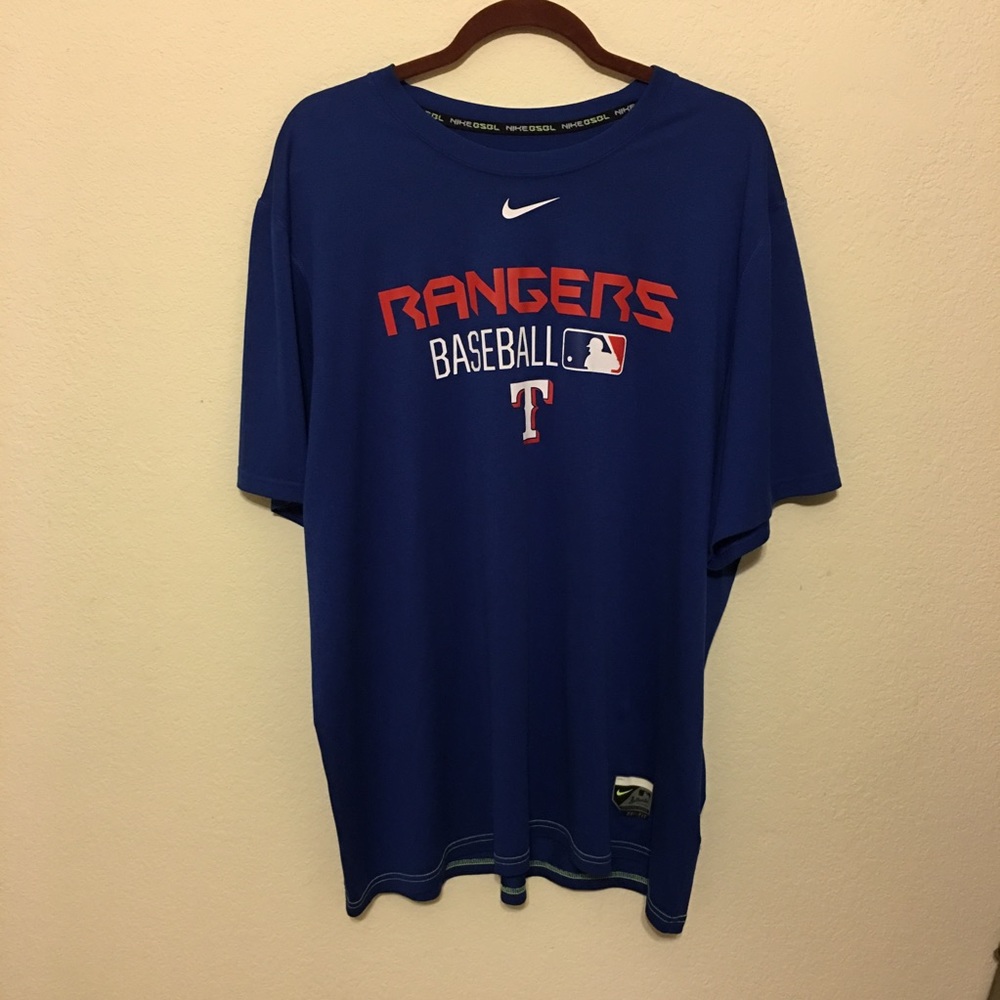 Texas Ranger Nike baseball tee shirt size XXL.